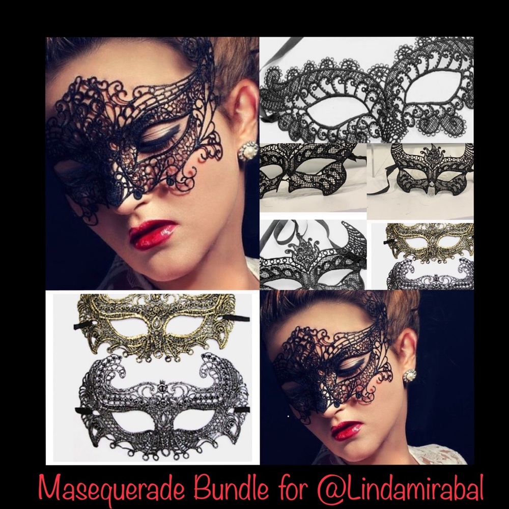 Special Sexy Masquerade Mask Lace Black